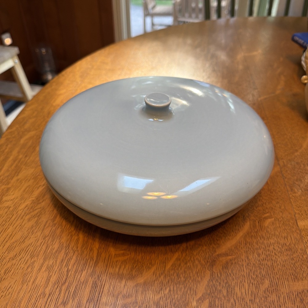 Russel Wright Mid Century Iroquois Casual China Divided Casserole w/ Lid MINT